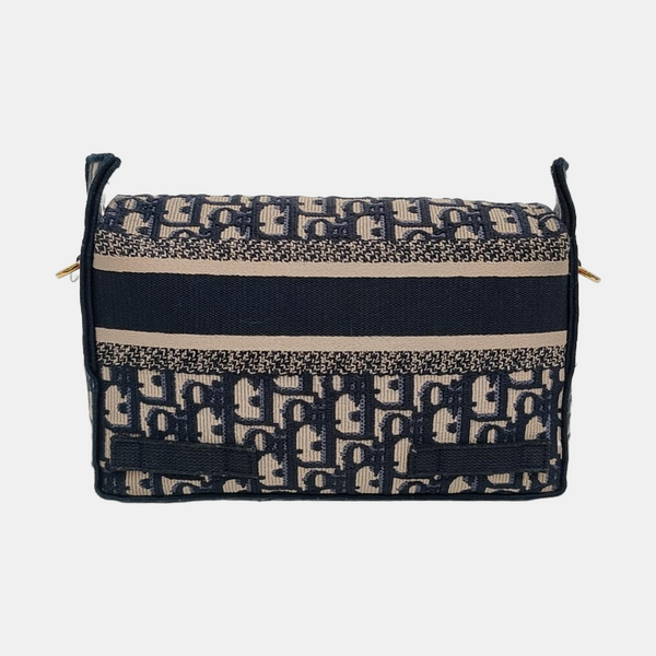 Diorcamp Small Oblique Canvas Blue