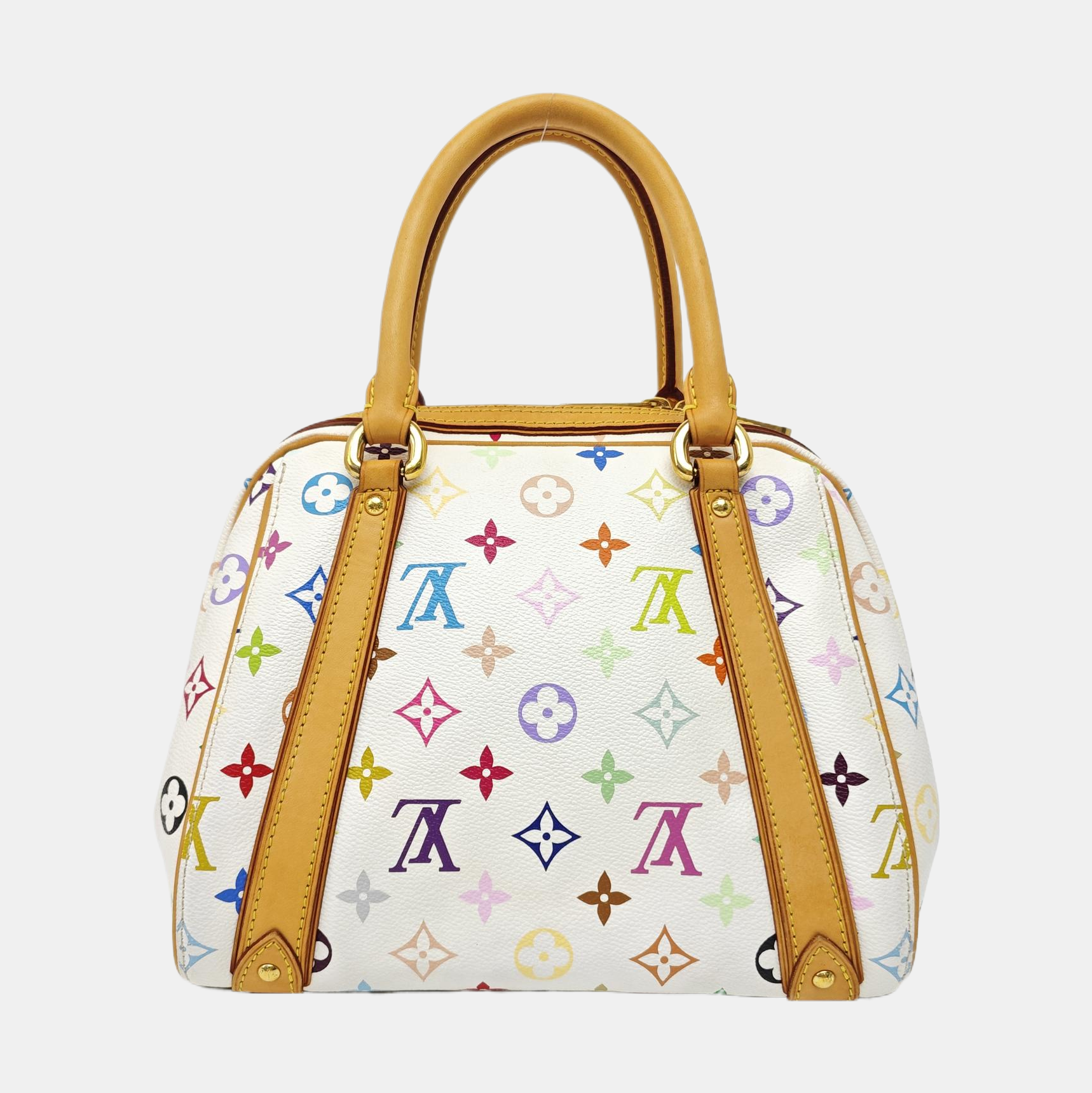 LV × TM PRISCILLA Monogram Coated Canvas White