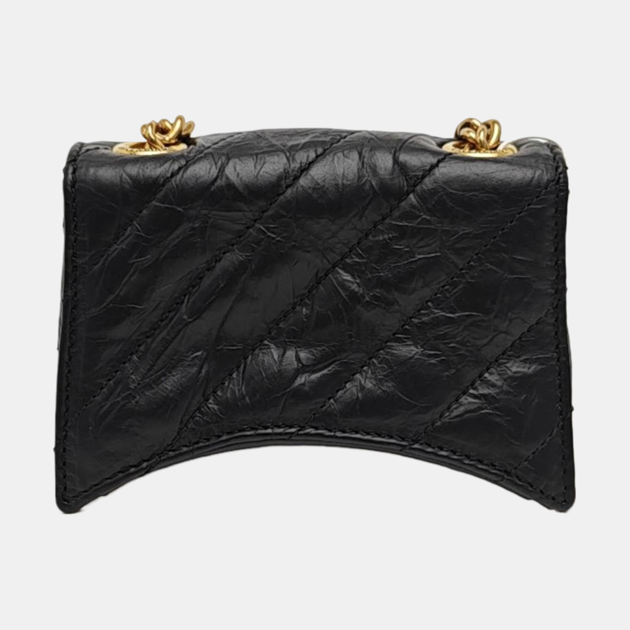 Crush Mini Quilted Calfskin Black