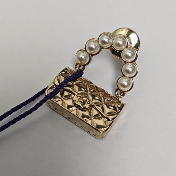 Metal Gold Brooch