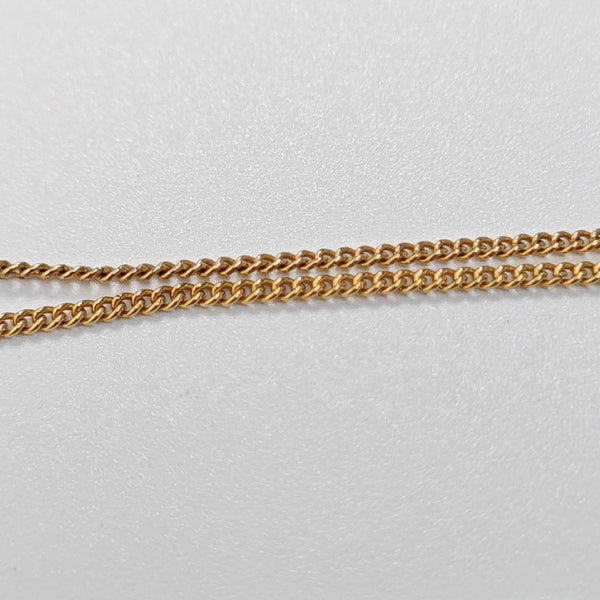 Petit CD Metal Gold Necklace