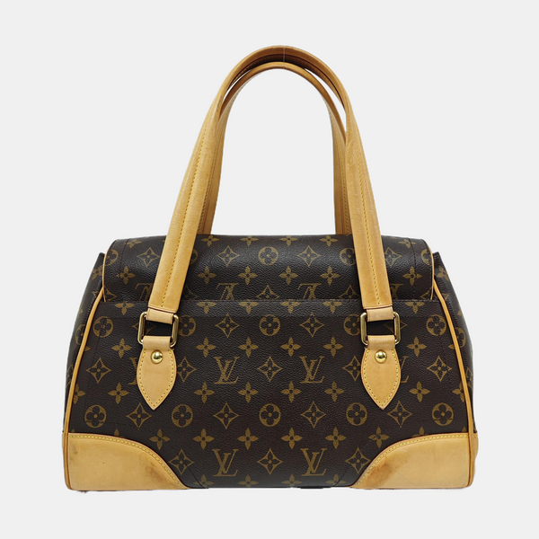 BEVERLY GM Monogram Coated Canvas Brown