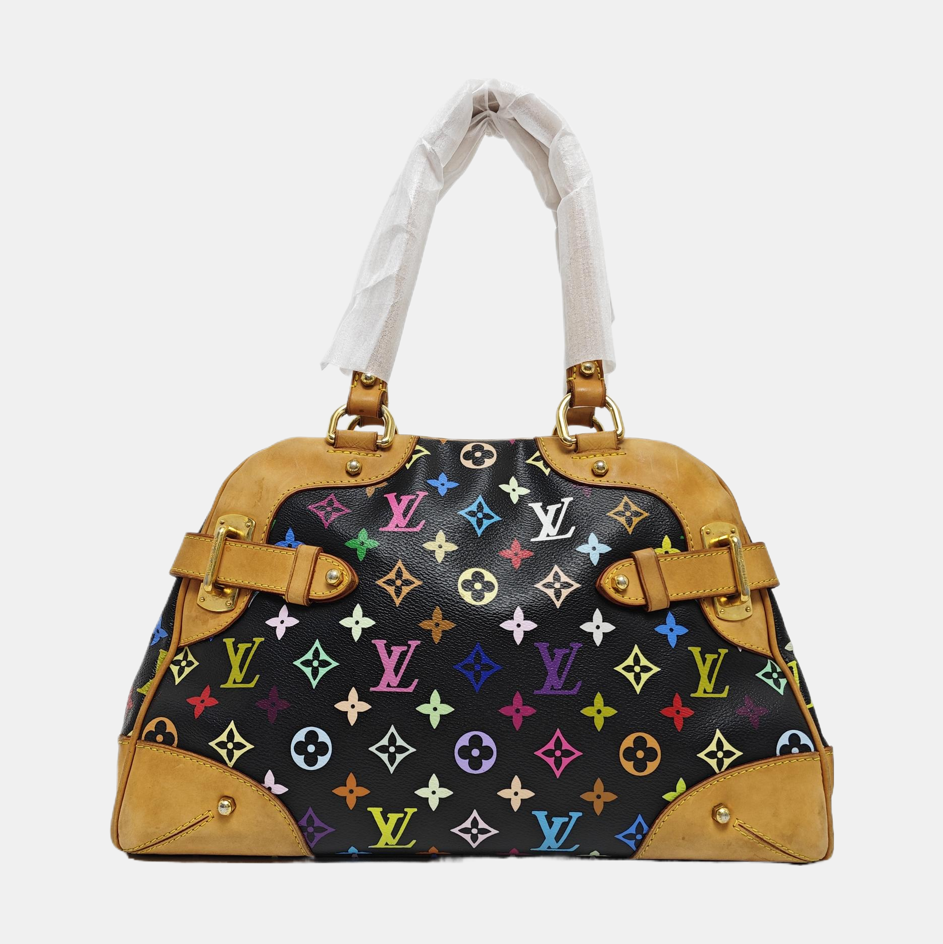 LV × TM CLAUDIA Monogram Coated Canvas Black
