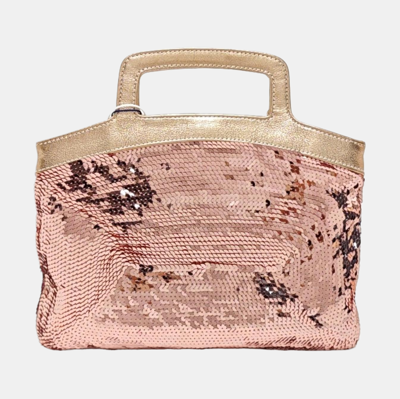 Special Material Top Handle Bag Pink