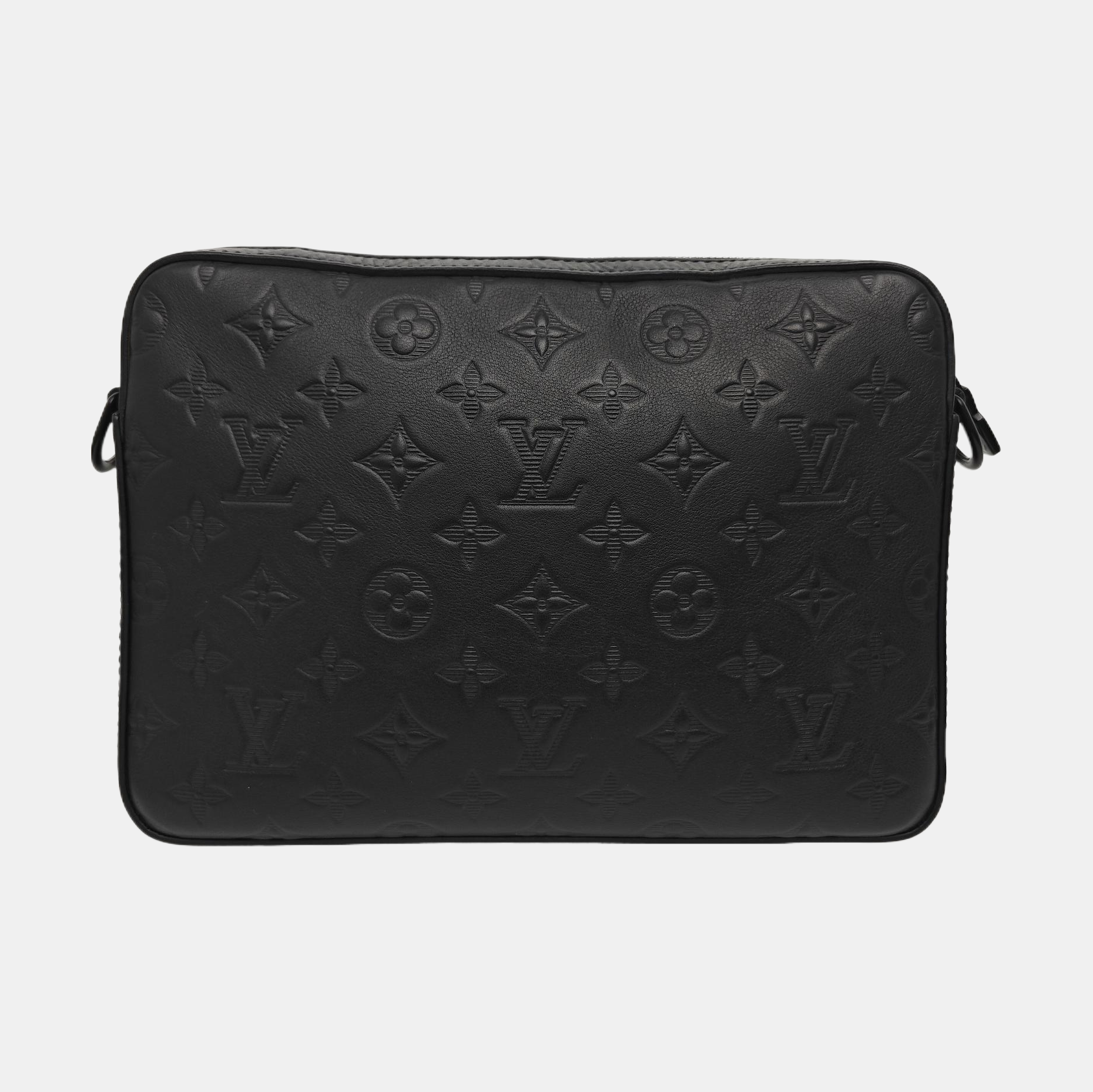 DUO Monogram Calfskin Black