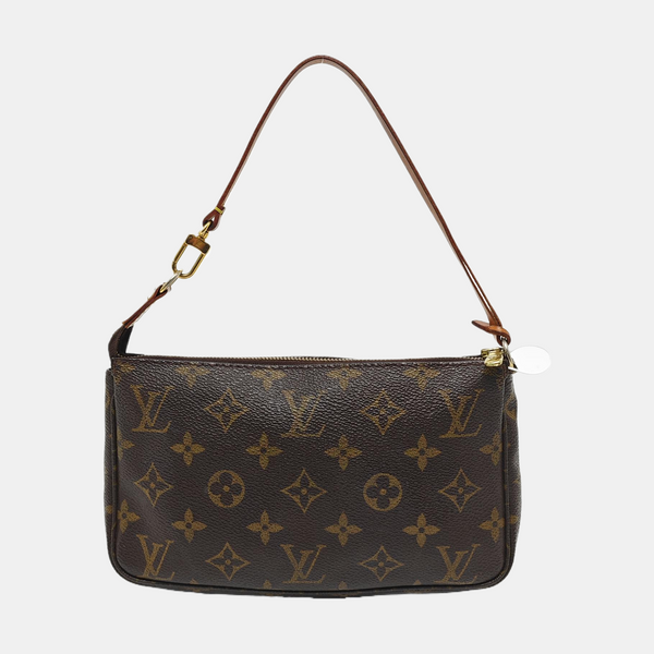 ACCESSOIRES Monogram Coated Canvas Brown