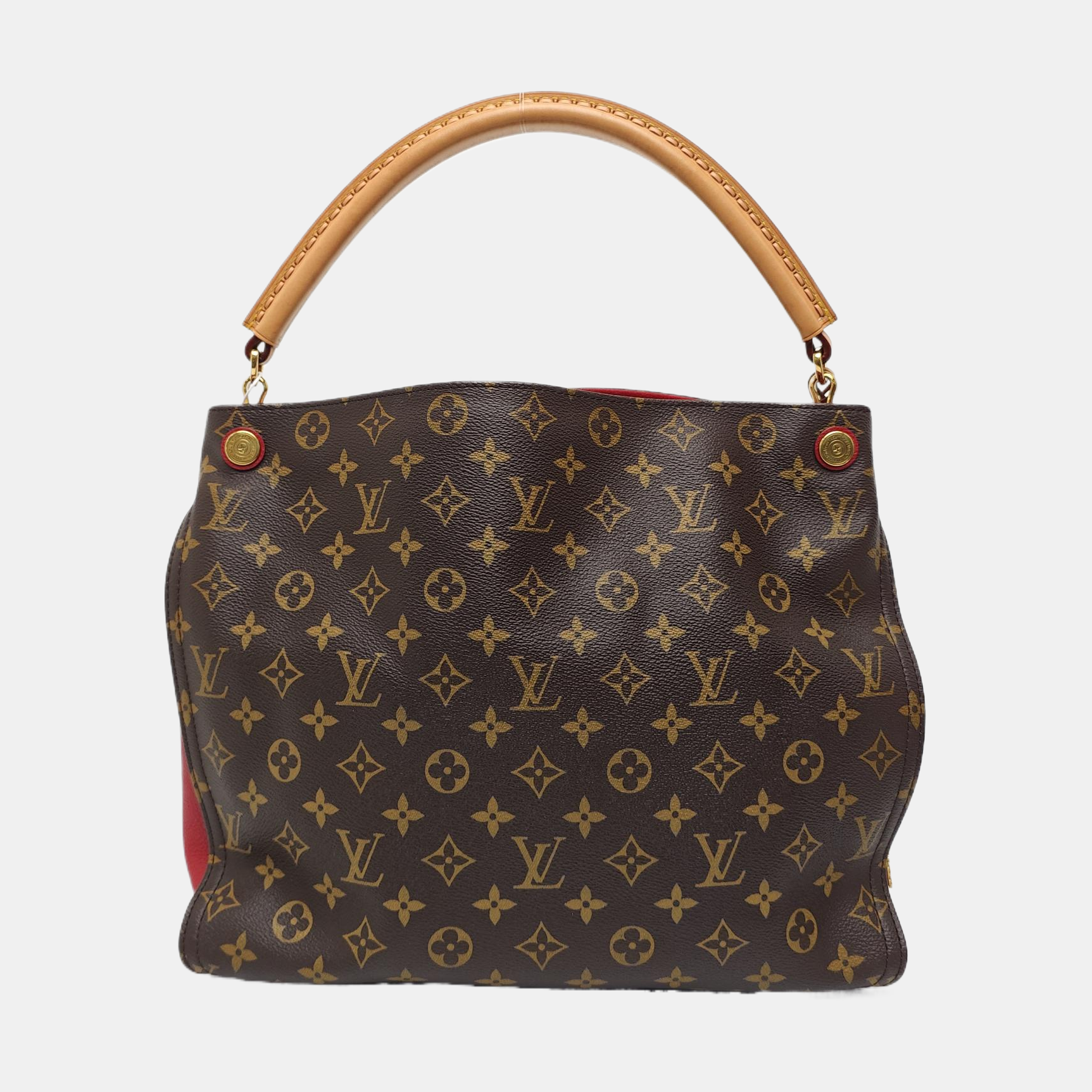 GAIA Monogram Coated Canvas Brown