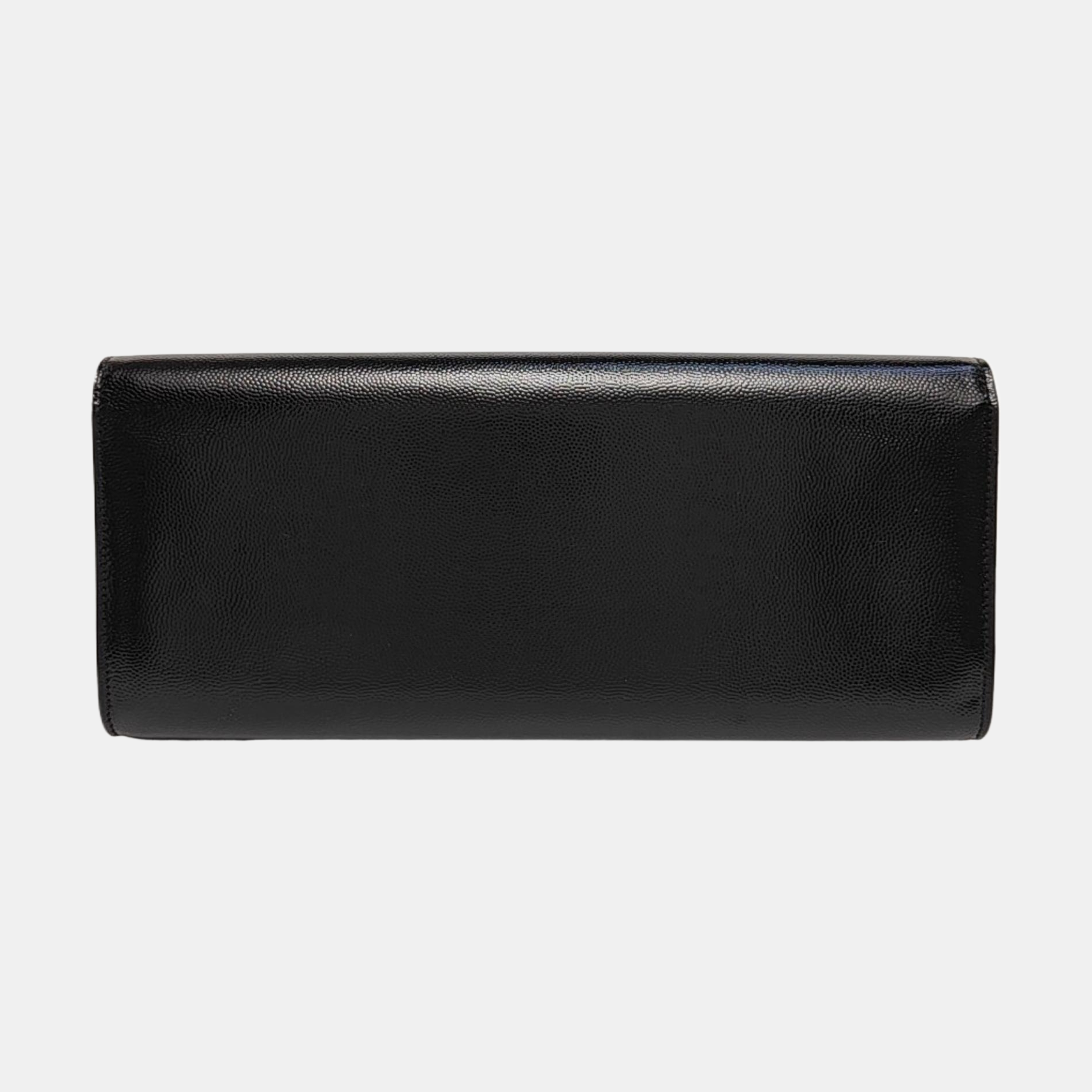 Calfskin Clutch Black