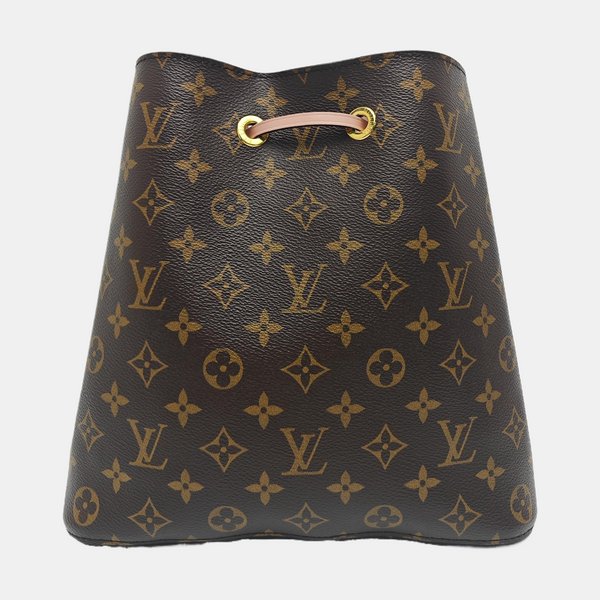 NÉONOÉ MM Monogram Coated Canvas Brown