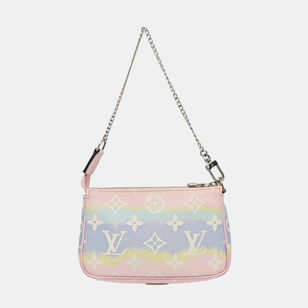 ACCESSOIRES Mini Monogram Coated Canvas Pink