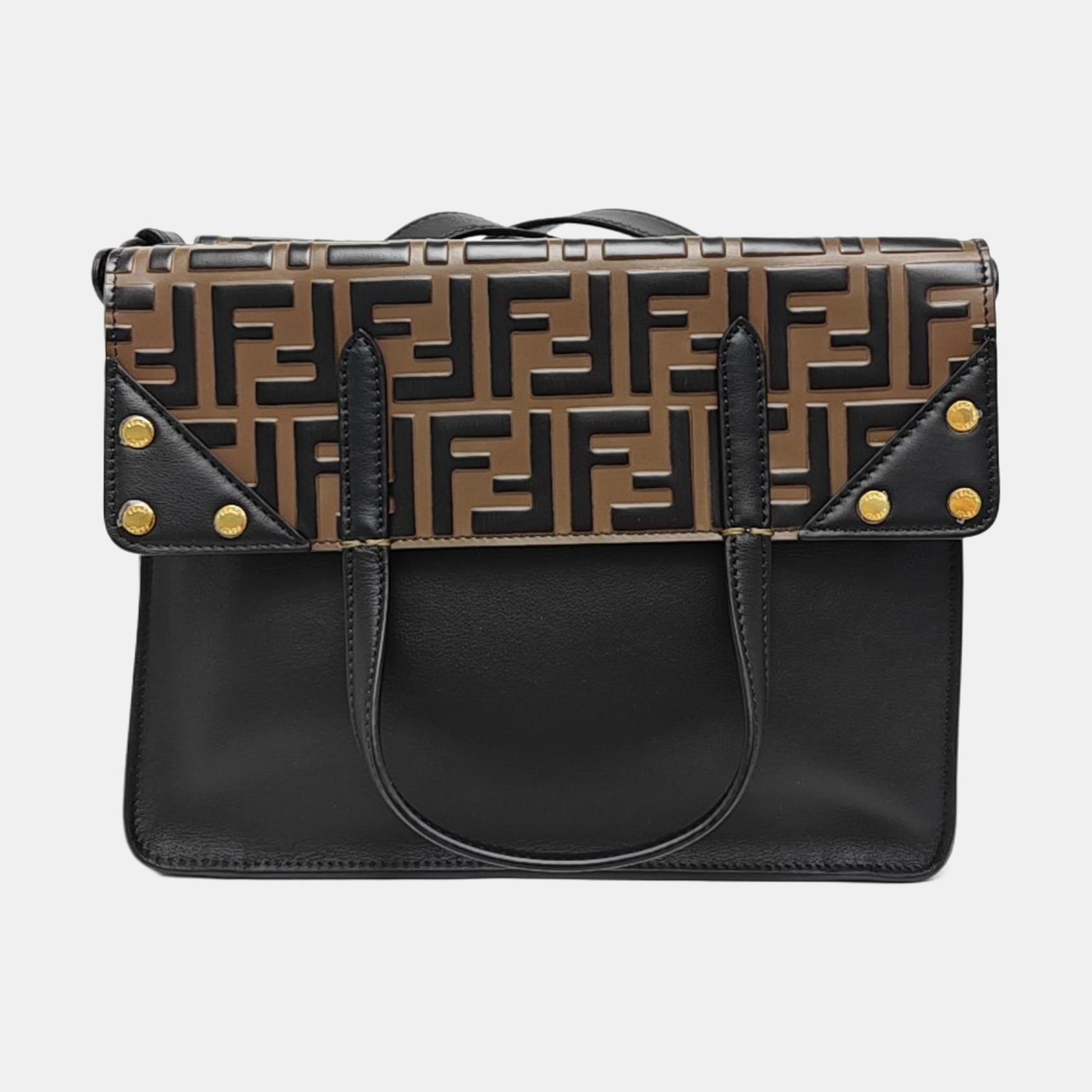 Flip Medium Calfskin Black