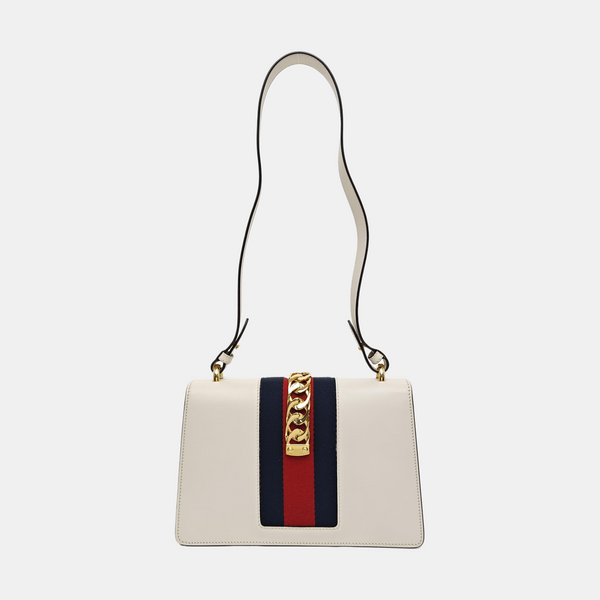Sylvie Small Calfskin White