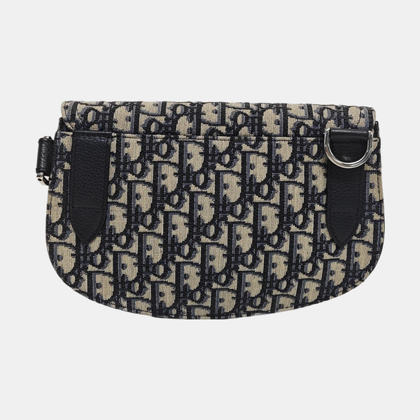 Saddle Monogram Canvas Azul