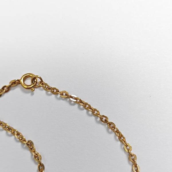 Dior Oblique Metal Gold Bracelet