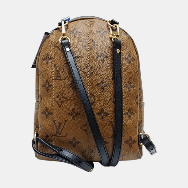 PALM SPRINGS Mini Monogram Coated Canvas Brown