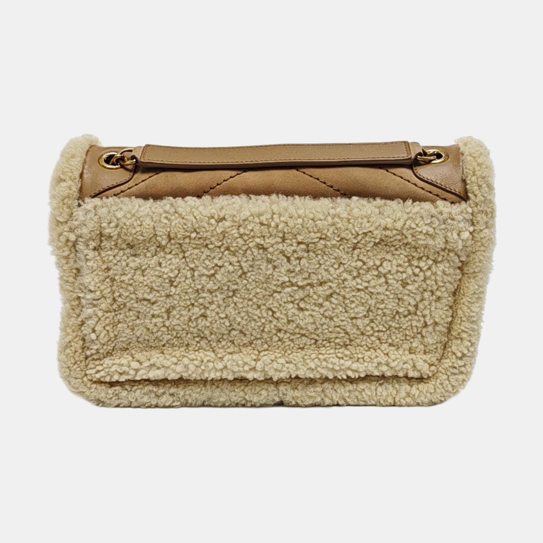 NIKI Small Chevron Wool Brown
