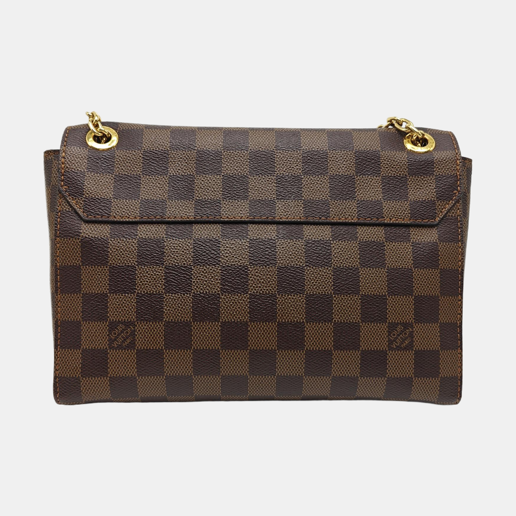 VAVIN PM Damier Ebene Coated Canvas Brown
