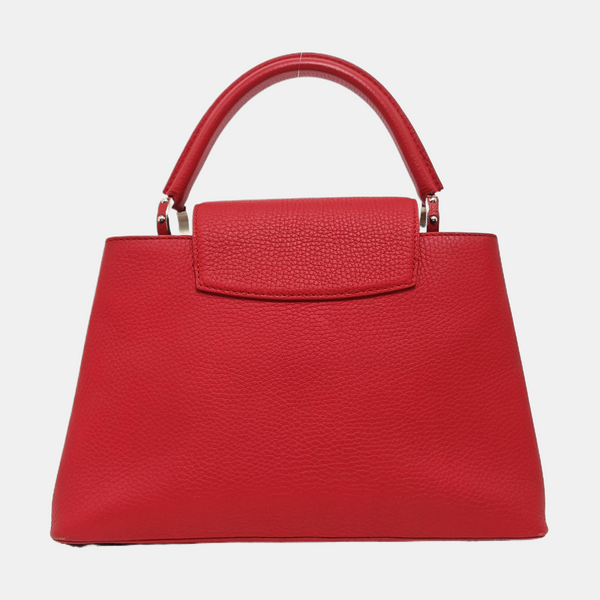 CAPUCINES MM Calfskin Red
