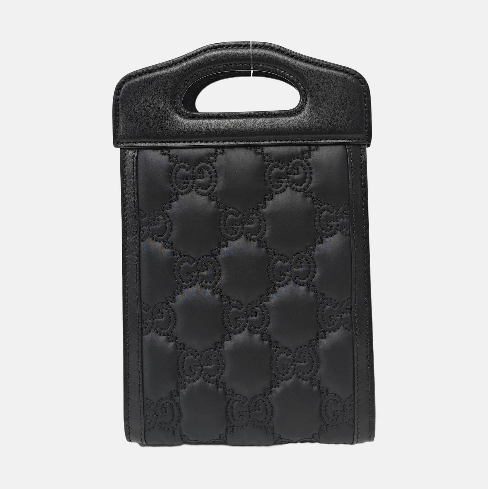 Quilted Calfskin Shoulder Bag Black