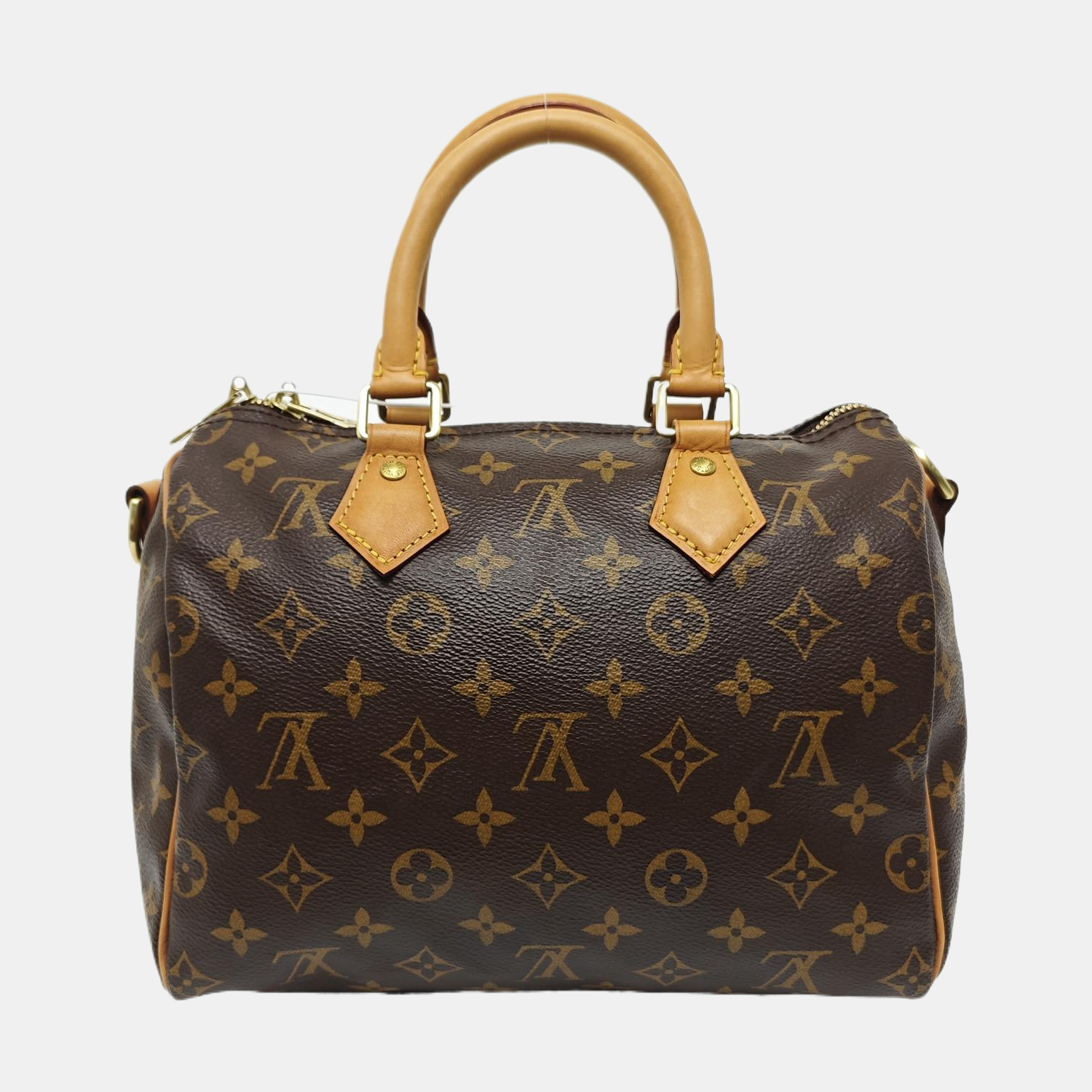 SPEEDY 25 Monogram Coated Canvas Brown