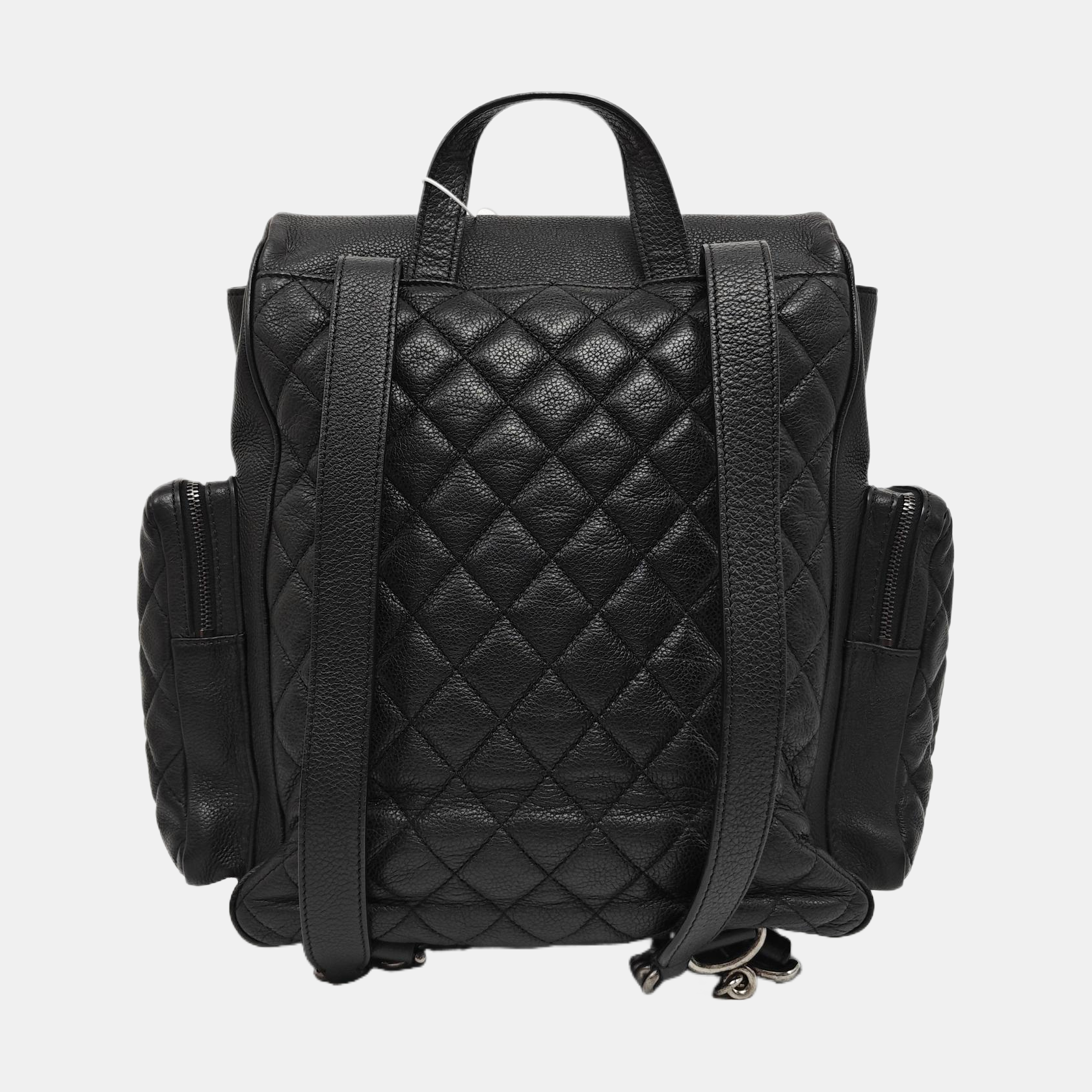 Quilted Grained Calfskin Black