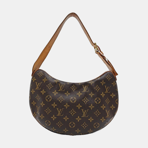 CROISSANT MM Monogram Coated Canvas Brown