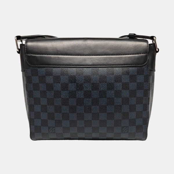 NEWPORT PM Damier Coated Canvas Blue
