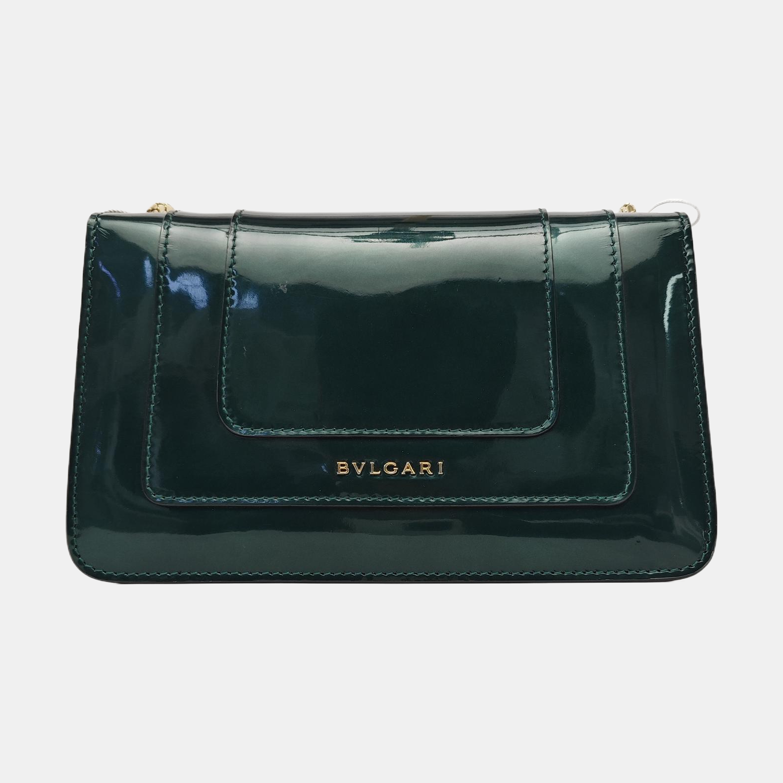SERPENTI FOREVER Small Patent Leather Green
