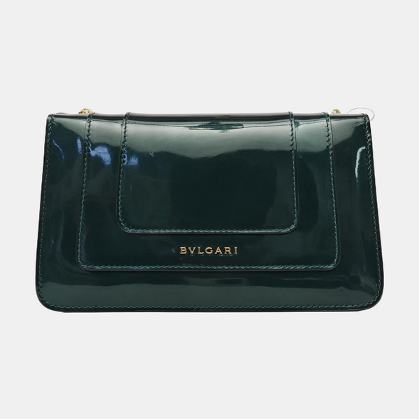 SERPENTI FOREVER Small Patent Leather Green