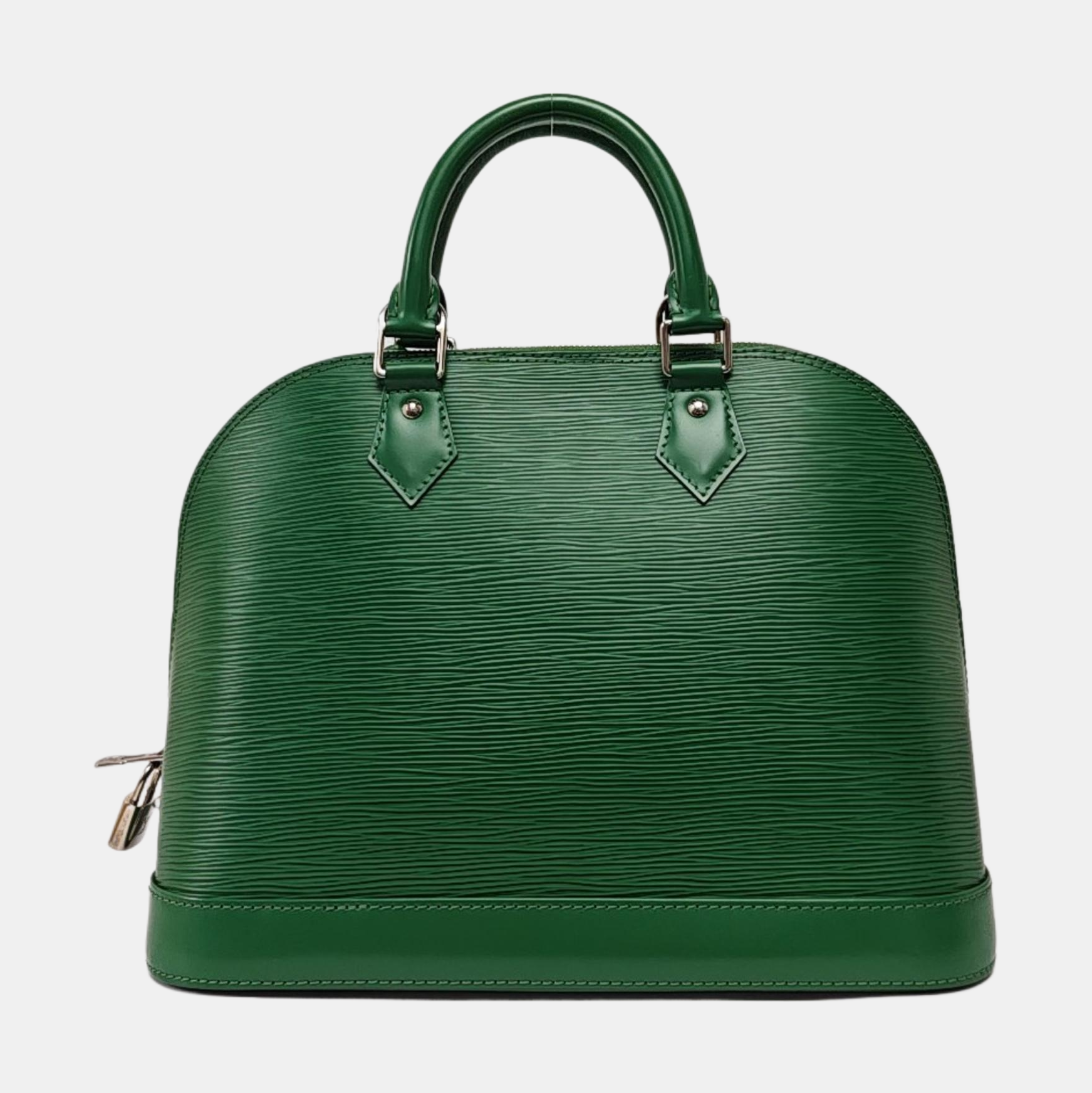 Authenticated pre-owned  ALMA PM Epi Green - Top Handle Bag at Looply