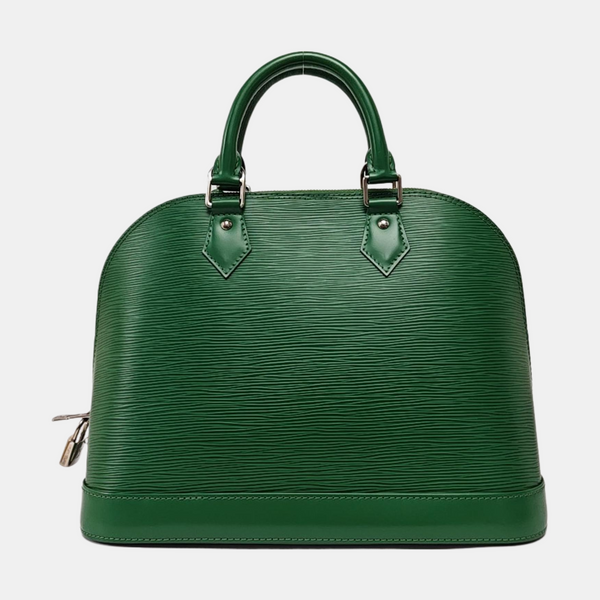 Authenticated pre-owned  ALMA PM Epi Green - Top Handle Bag at Looply