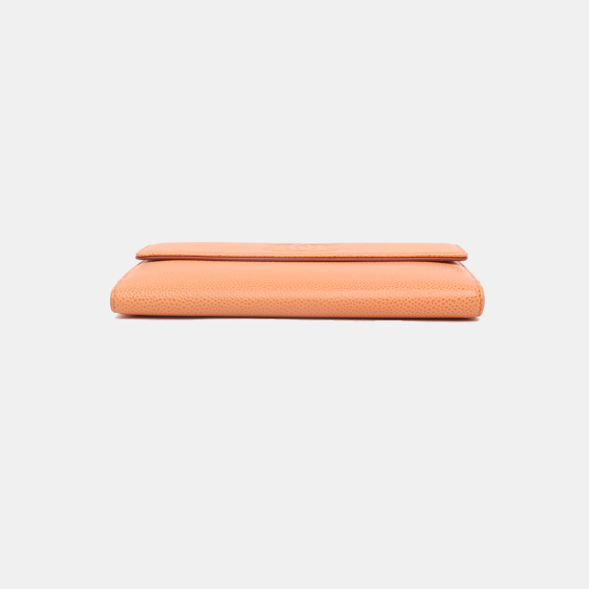 Grained Calfskin Pink Wallet