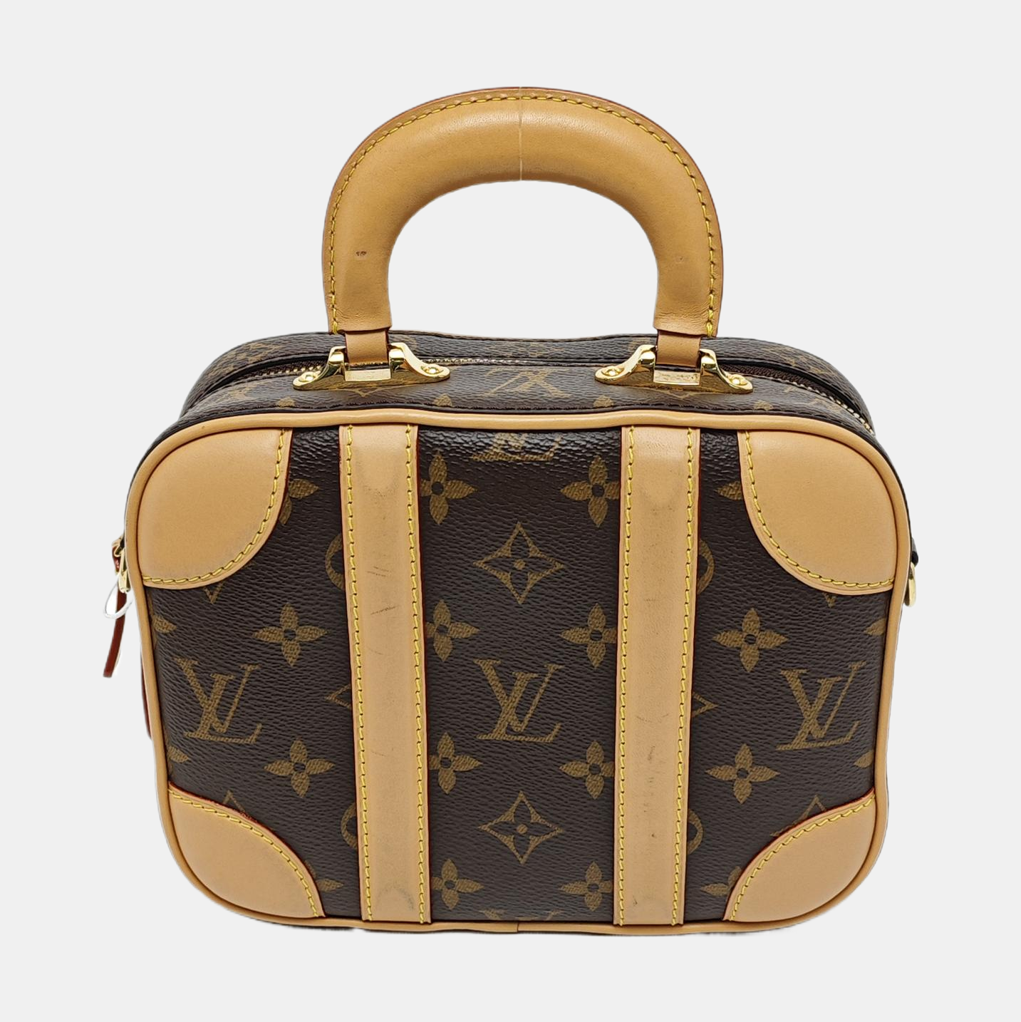 LUGGAGE Monogram Coated Canvas Brown