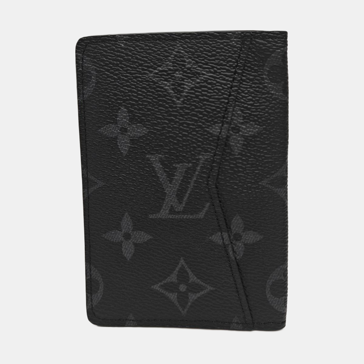Monogram Coated Canvas Card Holder Mini Black