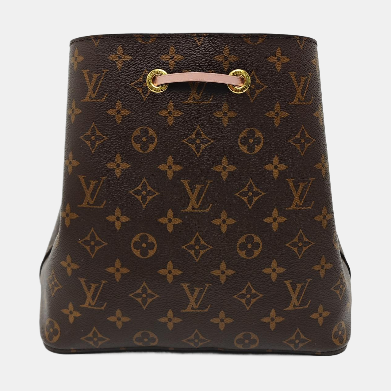 NÉONOÉ MM Monogram Coated Canvas Brown