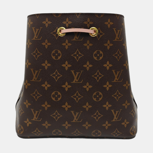 NÉONOÉ MM Monogram Coated Canvas Brown