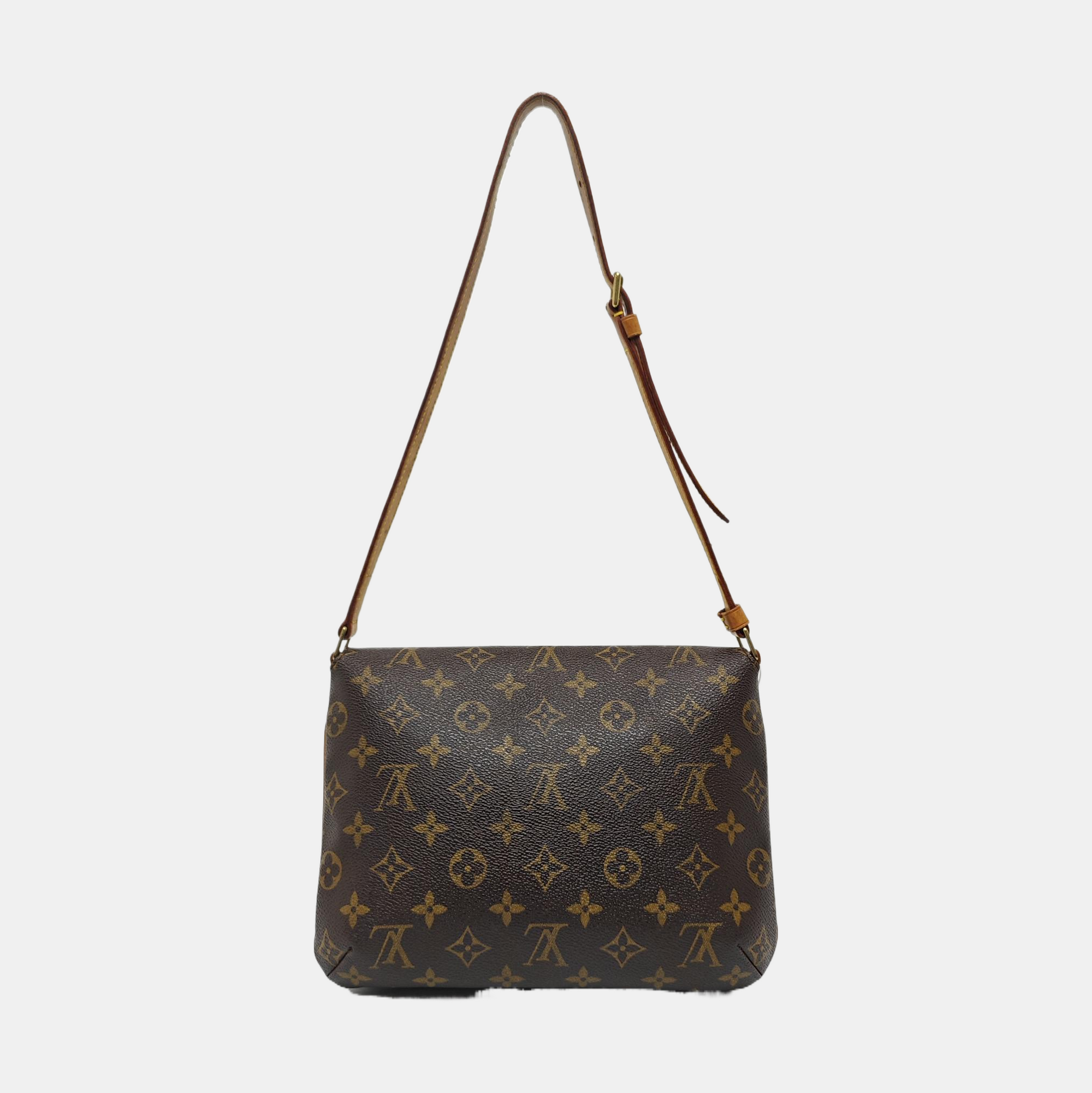MUSETTE TANGO Monogram Coated Canvas Brown