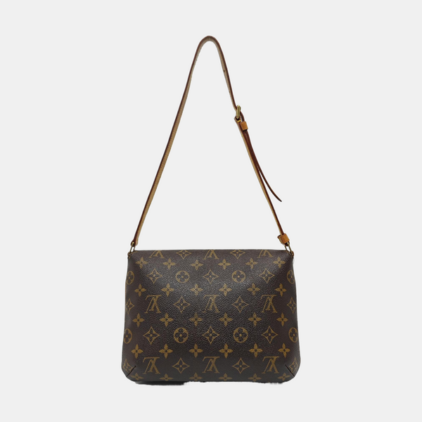 MUSETTE TANGO Monogram Coated Canvas Brown