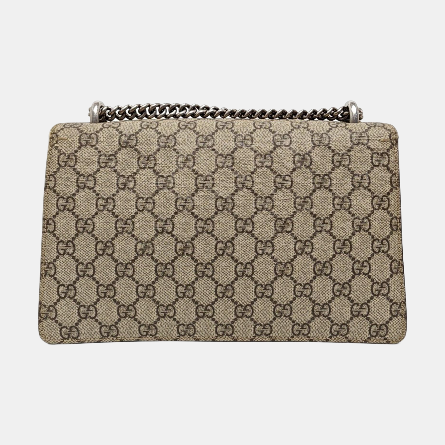 Dionysus Small Monogram Coated Canvas Black