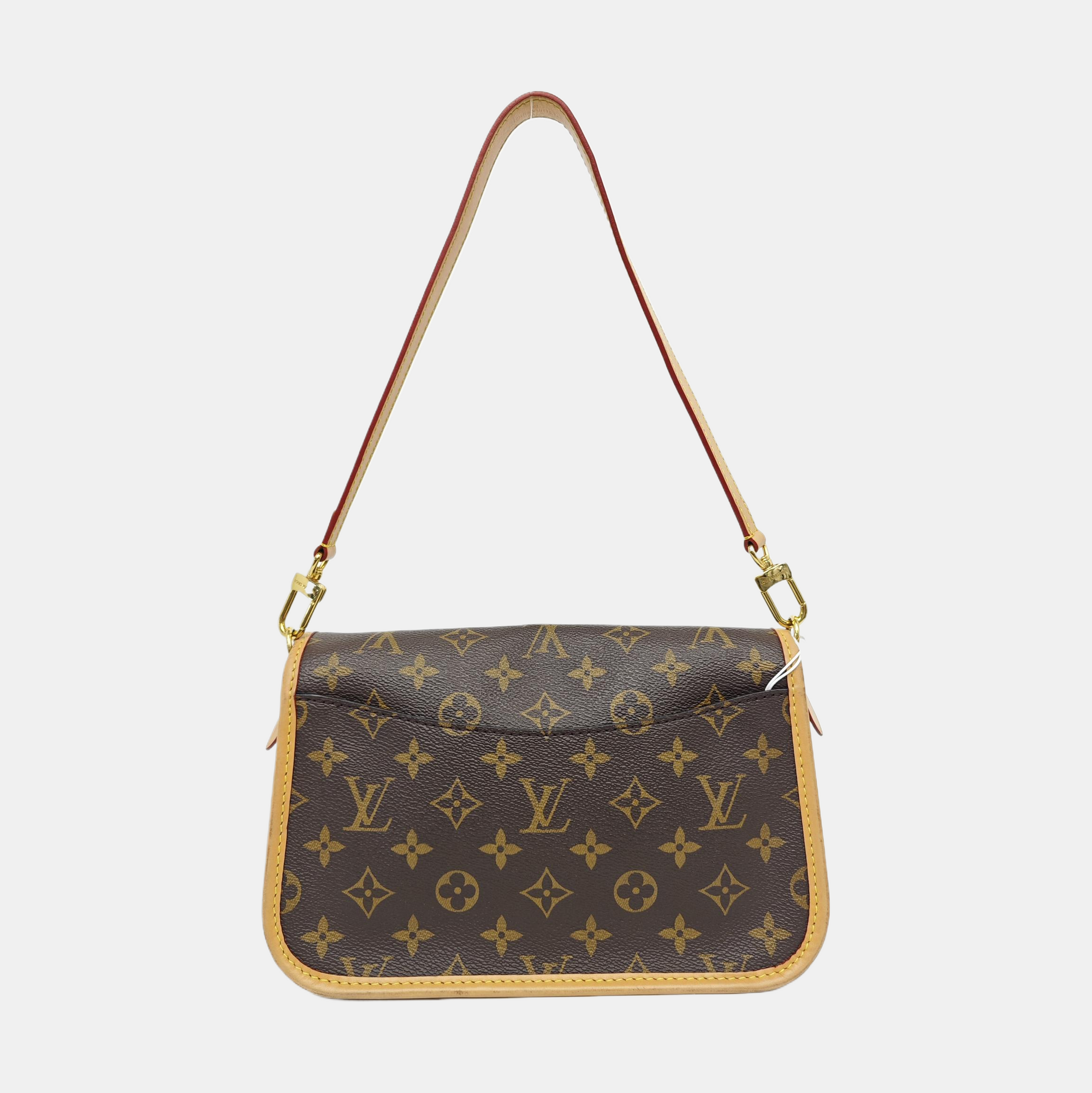 DIANE Monogram Coated Canvas Brown