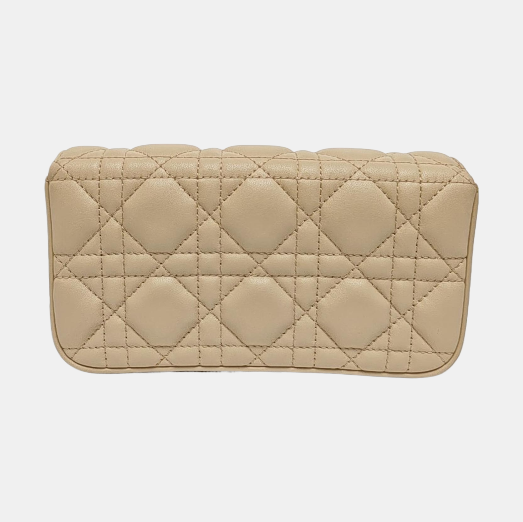 Lady Dior Mini Cannage Lambskin Beige