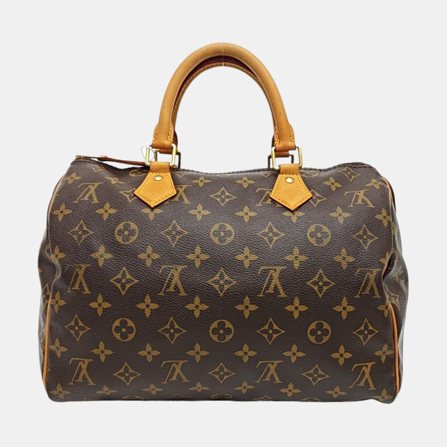 SPEEDY 30 Monogram Coated Canvas Brown