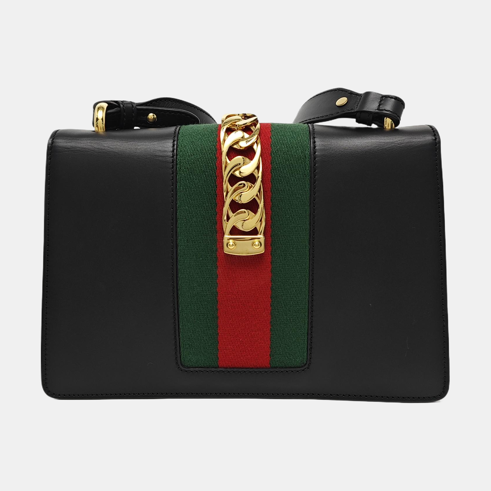 Sylvie Small Calfskin Black