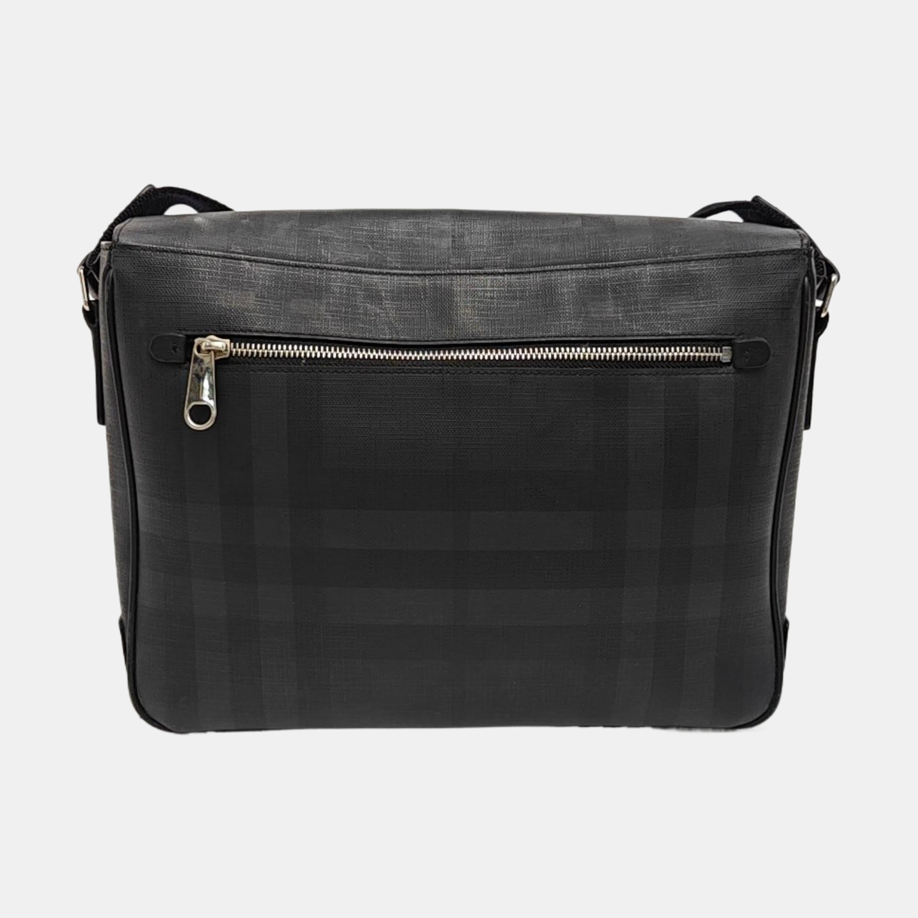 London Coated Canvas Black