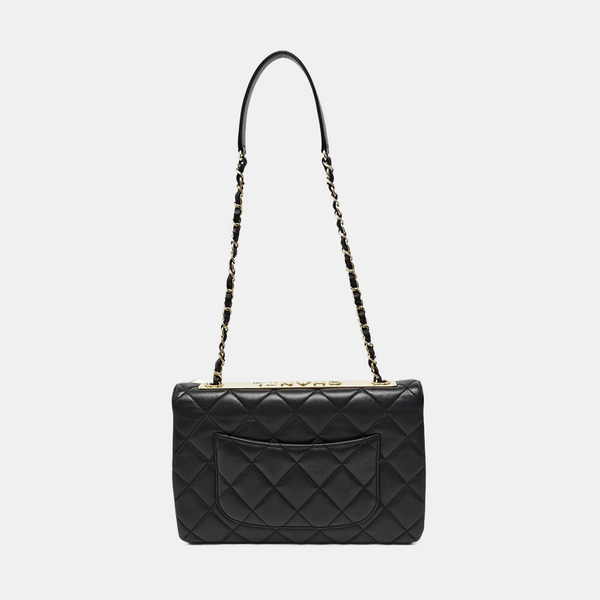 TRENDY CC Quilted Lambskin Black