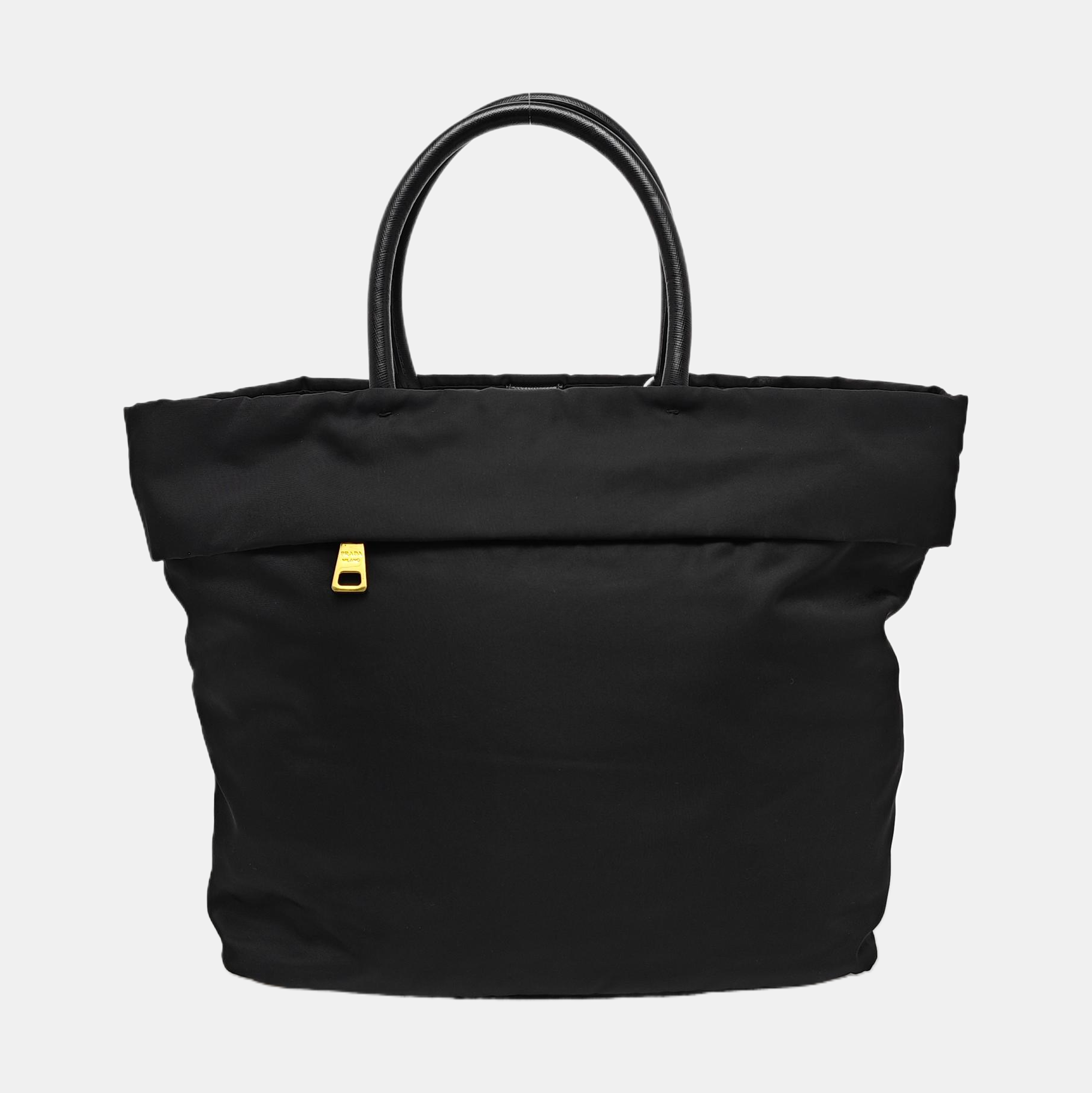 Nylon Shoulder Bag Black