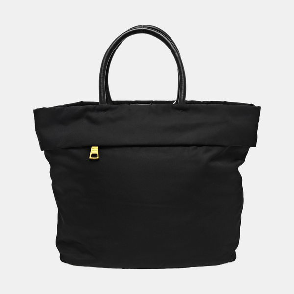 Nylon Shoulder Bag Black