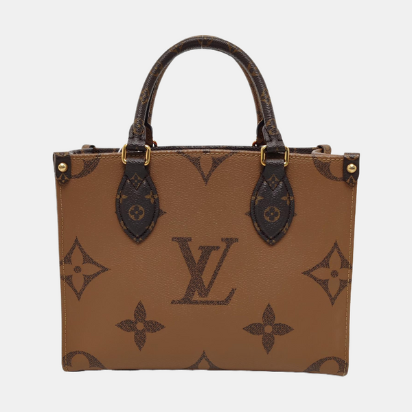 ONTHEGO PM Monogram Coated Canvas Brown