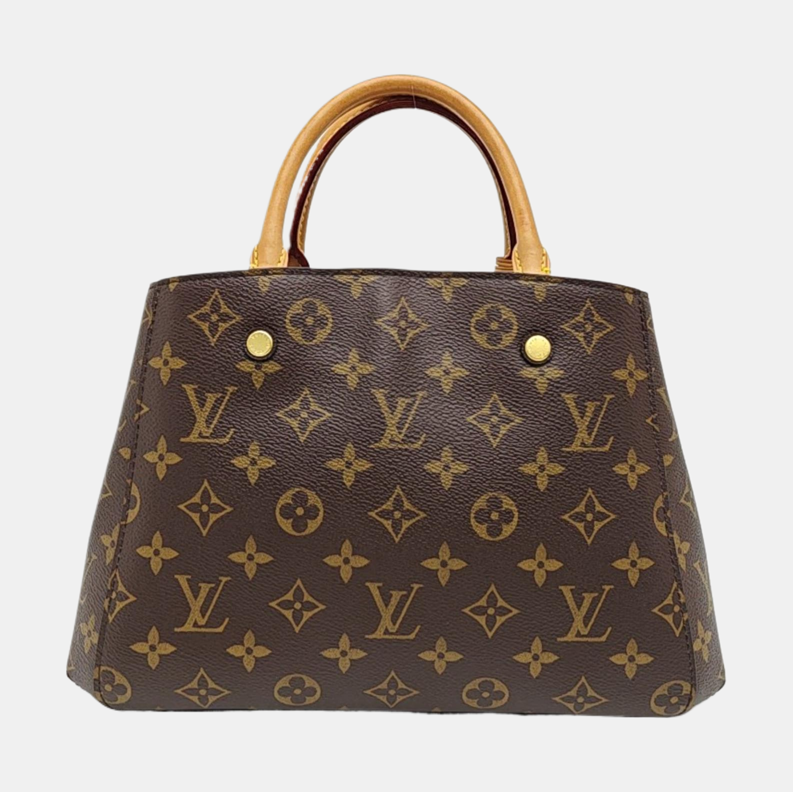 MONTAIGNE Monogram Coated Canvas Brown