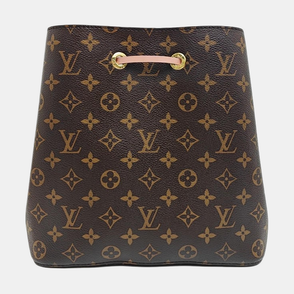 NÉONOÉ MM Monogram Coated Canvas Brown